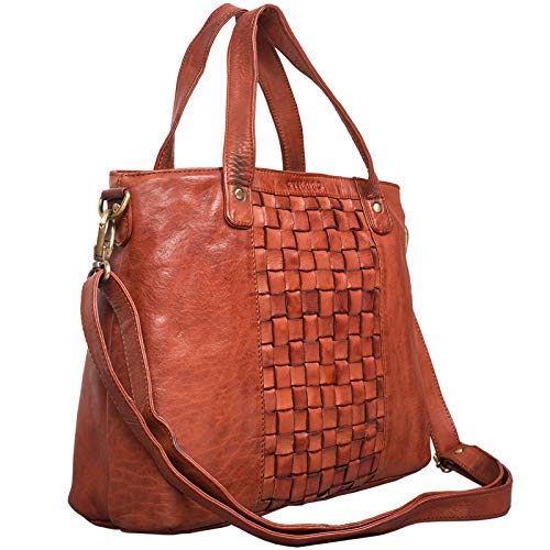 STILORD 'Mara' Borsa da donna in pelle vintage Grande borsa a tracolla...