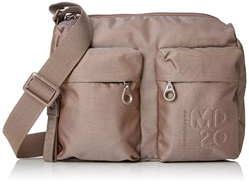 Mandarina Duck Md 20 P10qmtt5, Borsa A Tracolla Donna, Beige (Taupe),...