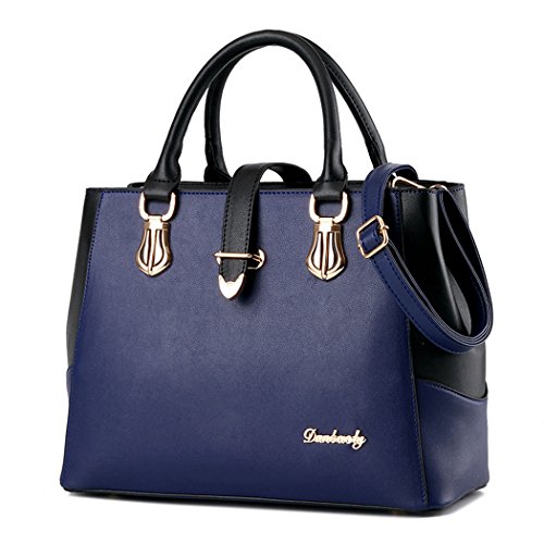 DEERWORD Donna Borse a Mano Ecopelle Borsa a Spalla Pelle Marca 2021...