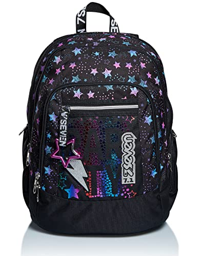 Seven Zaino Scuola Seven - Advanced - Dance Party - Tasca Porta Pc -...