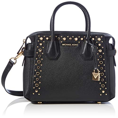 Michael Kors Mercer, Borsa Donna, Nero, Medium