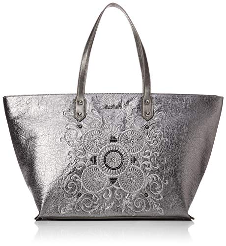 Desigual Majestic Cortland Shopping Bag Silver