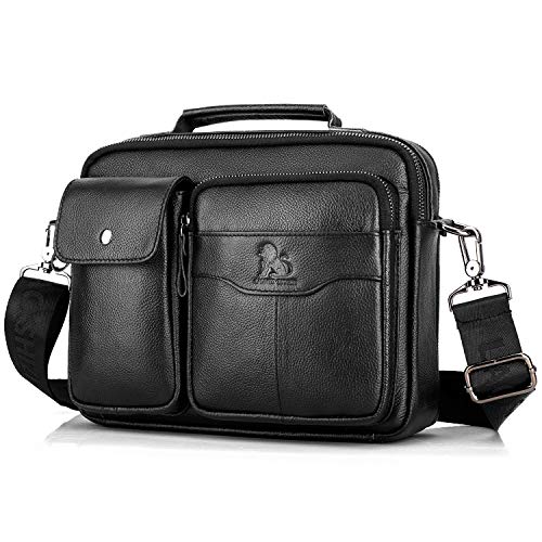 Borsa a Tracolla da Uomo in Pelle Ipad Borsello a Tracolla Messenger...