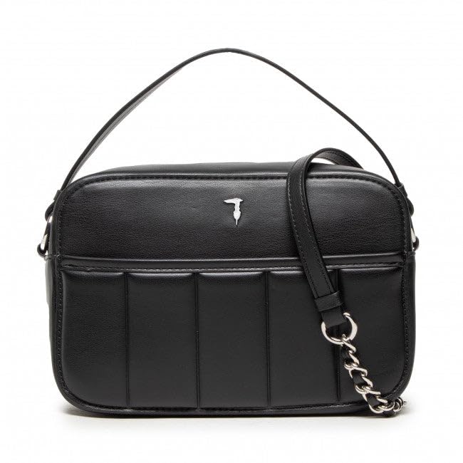 TRUSSARDI DUNE CAMERA BAG SMOOTH PU Taglia Unica Nero BLACK K299