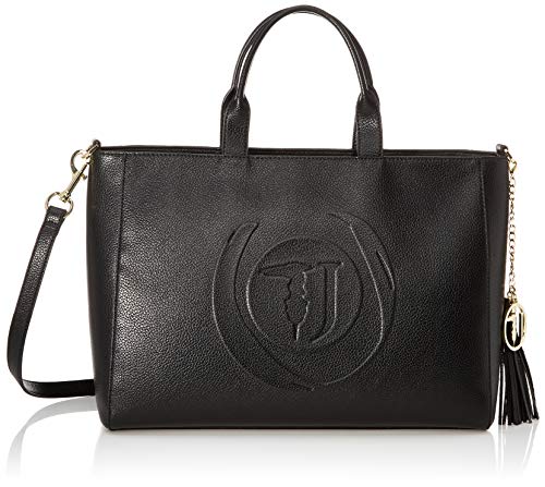 Trussardi Jeans Faith Shopper LG Tumbled Ecole, Borsa a Mano Donna,...