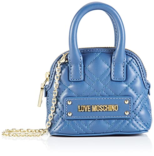 Love Moschino JC4324PP0FLA0, Borsa a Mano, Donna, Blu, Taglia unica