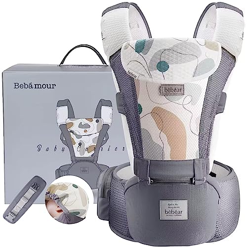 Bebear Marsupio,Bebamour Marsupio per 0-36 mesi, marsupio traspirante...
