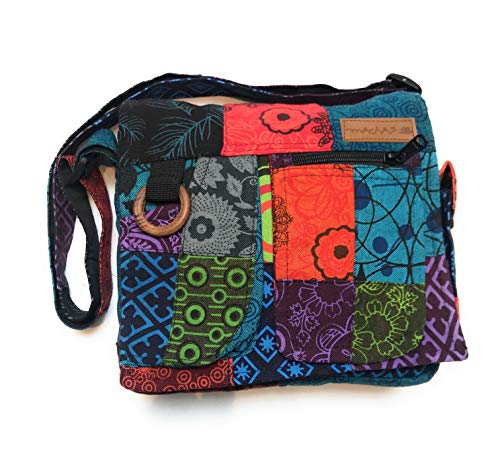 Macha Borsa a tracolla in cotone Per Donna Indian Ethnic,Borsa...