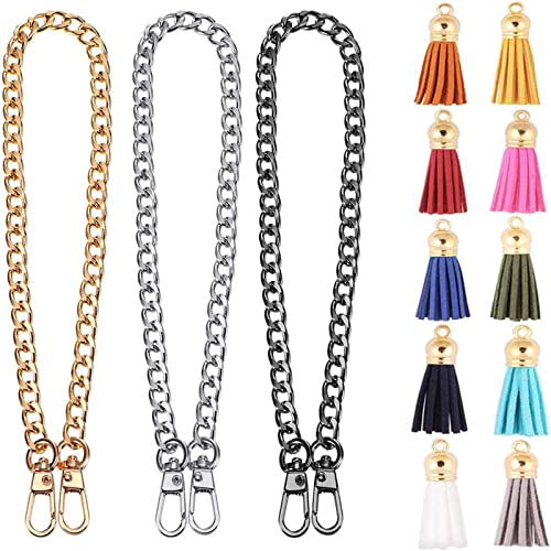 Zuzer Catena per Borsa a Tracolla 3PCS Catena Borsa Tracolla 120cm...