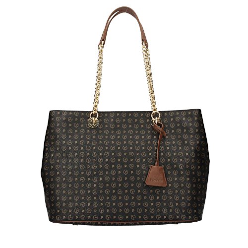 Pollini borsa a spalla TE8407PP02QBRO 40x12x28(dai manici 52) marrone