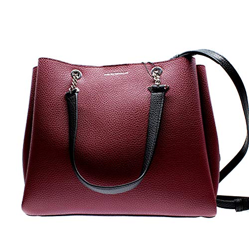 Emporio Armani BORSA DONNA Shopper grande con tracolla e 3 divisori...