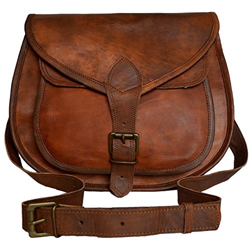 Madosh esclusiva borsa da donna vintage in vera pelle con tracolla...