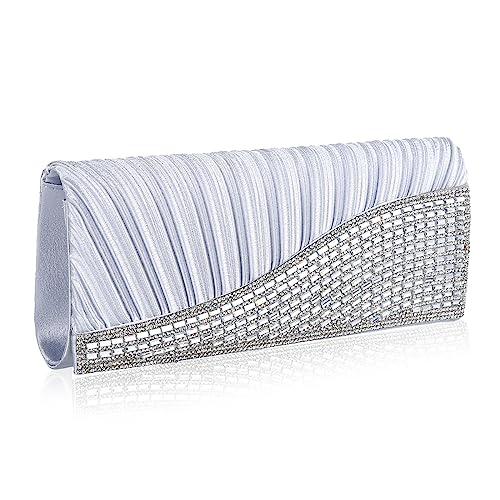 BAIGIO Pochette Elegante, Clutch Donna Cerimonia Borsetta da Sera...