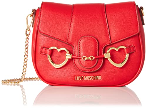 Love Moschino JC4133PP1GLI1, Borsa a Spalla, Donna, Rosso, Taglia...