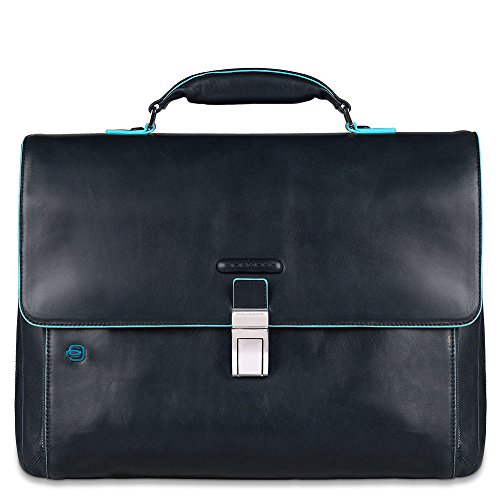Piquadro Cartella, Collezione Blue Square, 41 cm, Blu