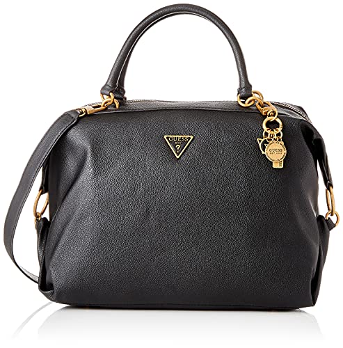 Guess Destiny Satchel, Borsa Donna, Nero, Taglia Unica