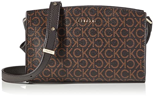 Calvin Klein CK Code Crossbody, Crossover Donna, Marrone Mono, One...