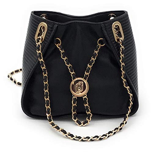 Borsa Liu-jo a secchiello S drawstring in ecopelle nero BS21LJ12