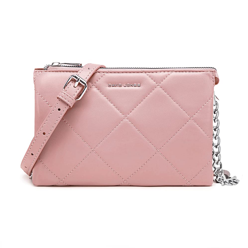 David Jones - Piccola Borsa a Tracolla Donna - Borsetta Catena Simil...