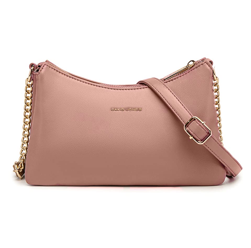 David Jones - Borsa a Tracolla Donna Molti Scomparti - Borsa a Spalla...