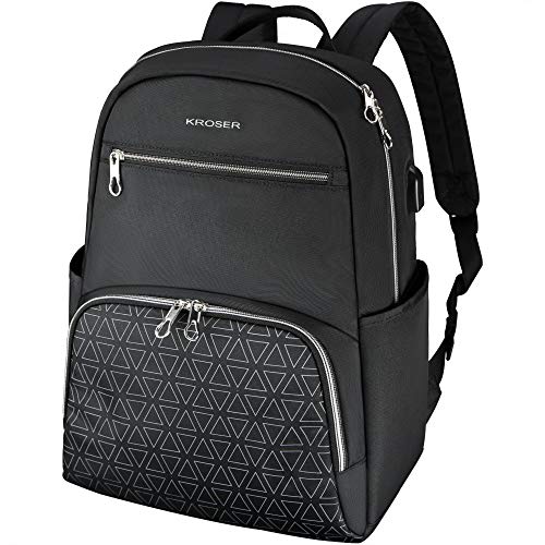 KROSER Zaino per Laptop 15,6 Pollici con Porta di Ricarica USB/Zaino...