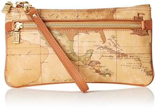 ALVIERO MARTINI M026, Pochette con polsiera Donna, Naturale, 1x13x24...