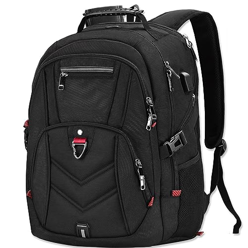 NEWHEY Zaino Porta PC Zaini Lavoro Uomo Notebook Laptop Borsa 17 17,3...