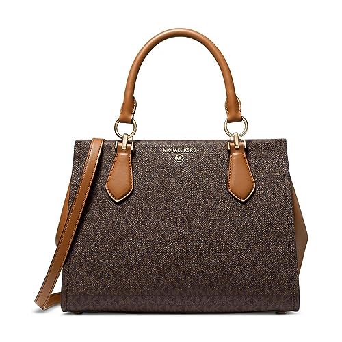 Michael Kors Marilyn MD Satchel, Borsa Donna, BRN/Acorn