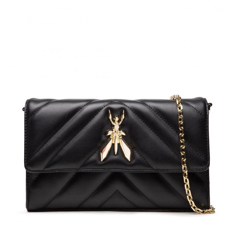 Patrizia Pepe Fly Quilted Borsa a tracolla nero