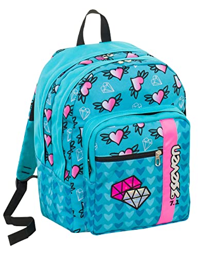 Seven Zaino Outsize Seven Shifty Girl, Zaino Bambino, Blu (Blu),...