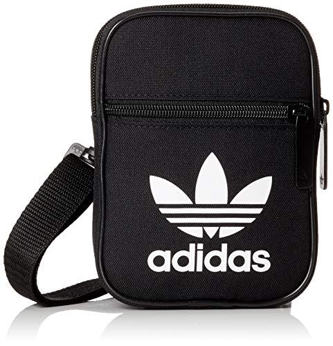 Adidas Festvl B Trefoi Borsa Messenger, 17 cm, Nero (Negro)