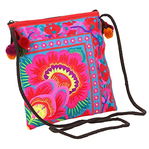 GURU SHOP Borsa a tracolla, hippie Chiang Mai, borsa ricamata –...