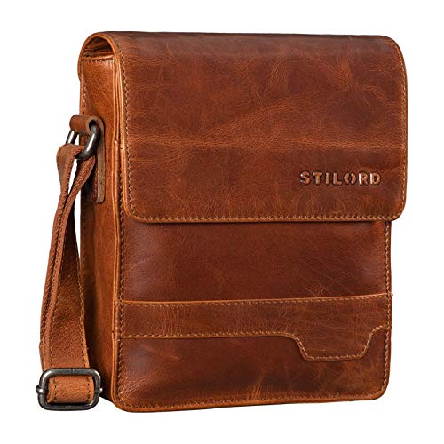 STILORD 'Sven' Borsa Messenger Piccola Uomo in Pelle Elegante Borsello...