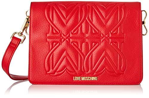 Love Moschino JC4338PP0FKC0, Borsa a Spalla, Donna, Rosso, Taglia...