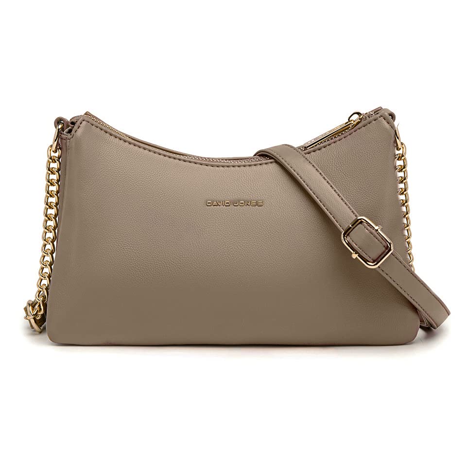 David Jones - Borsa a Tracolla Donna Molti Scomparti - Borsa a Spalla...