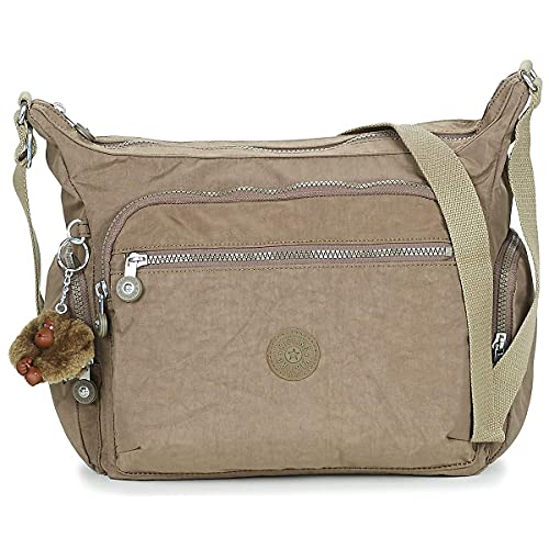 Kipling GABBIE, Borsa a Tracolla, Donna, Beige (True Beige), Taglia...
