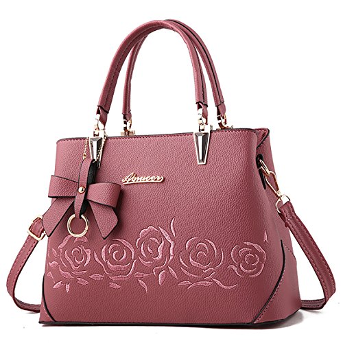 SDINAZ Donna Borse a mano moda PU pelle semplice Borse a spalla Borse...