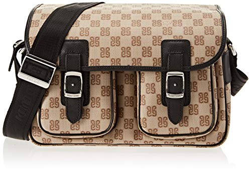 piero guidi Messenger, Borsa a Tracolla Donna, Nero (Nero),...