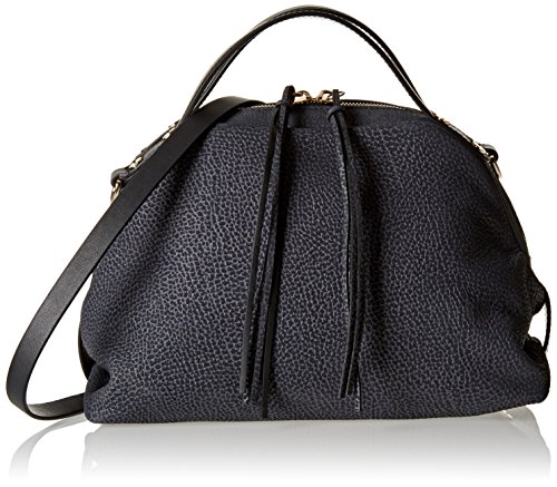 Borbonese 913244648, Borsa a Mano Donna, Nero, 28x19x14 cm (W x H x L)