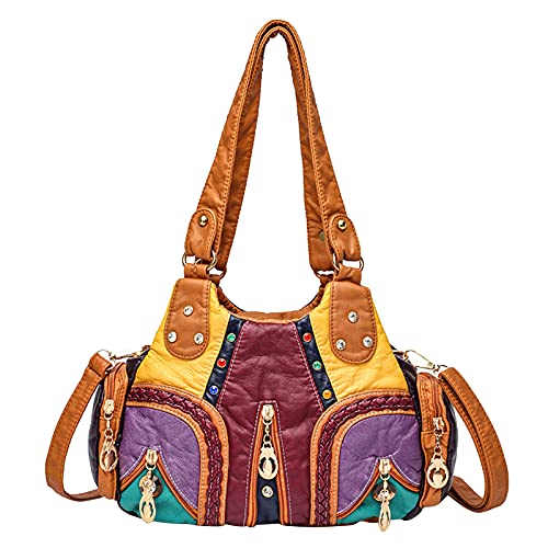 PORRASSO Borsa a Mano da Donna Borse a Spalla Moda Borsa Hobo Borsa a...