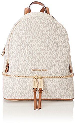 Michael Kors Rhea Zip, Borsa a Zainetto Donna, Bianco (Vanilla),...