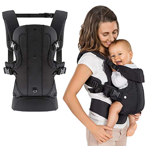 Fillikid Marsupio Neonato 0-36 Mesi 4 in 1 - Fronte Mamma, Schiena,...