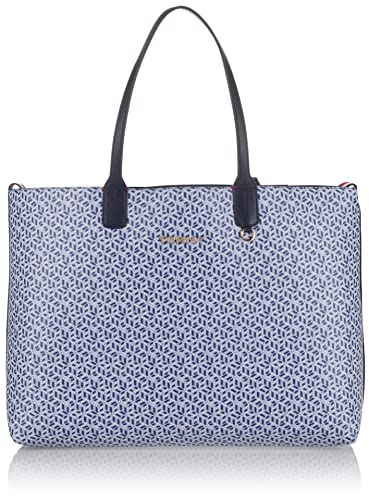 Tommy Hilfiger Iconic Tommy Tote Monogram Blue Ink