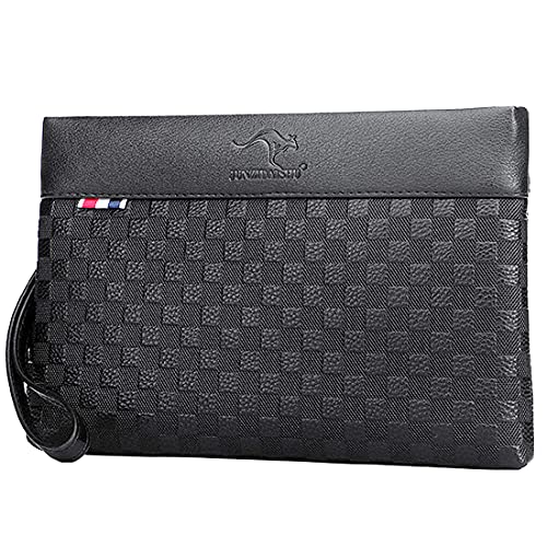Pochette Uomo Pelle Pochette Business di Grande Capacità Pochette...