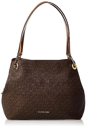 Michael Kors Raven, Borsa a Tracolla Donna, Marrone (Brown),...