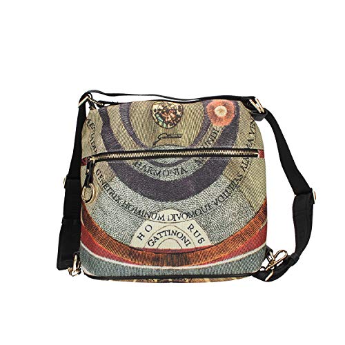 Gattinoni Maya Backpack/Hobo Nylon/PU Planetario Classic/Black...