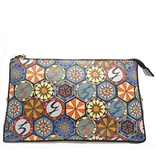 Gattinoni Roma borsa maxi pochette a mano linea Candy Print Off