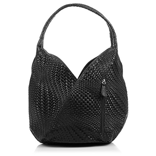 FIRENZE ARTEGIANI. Borsa Shopping Bag da Donna Vera Pelle Incisa con...