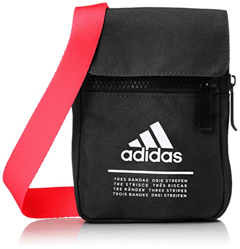 adidas CL Org S, Organizzatore di Borse Unisex-Adulto, Negro/ROSSEN...