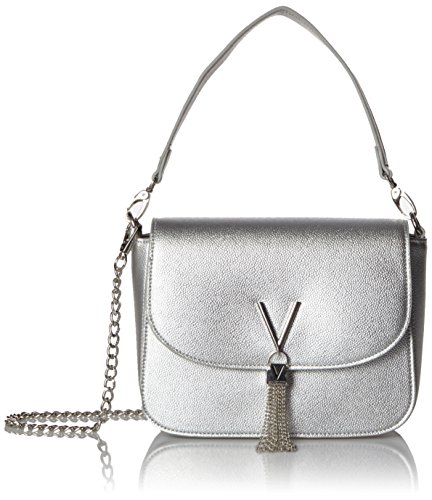 Valentino by Mario Divina - Borse a tracolla Donna, Argento, 8x17x23...